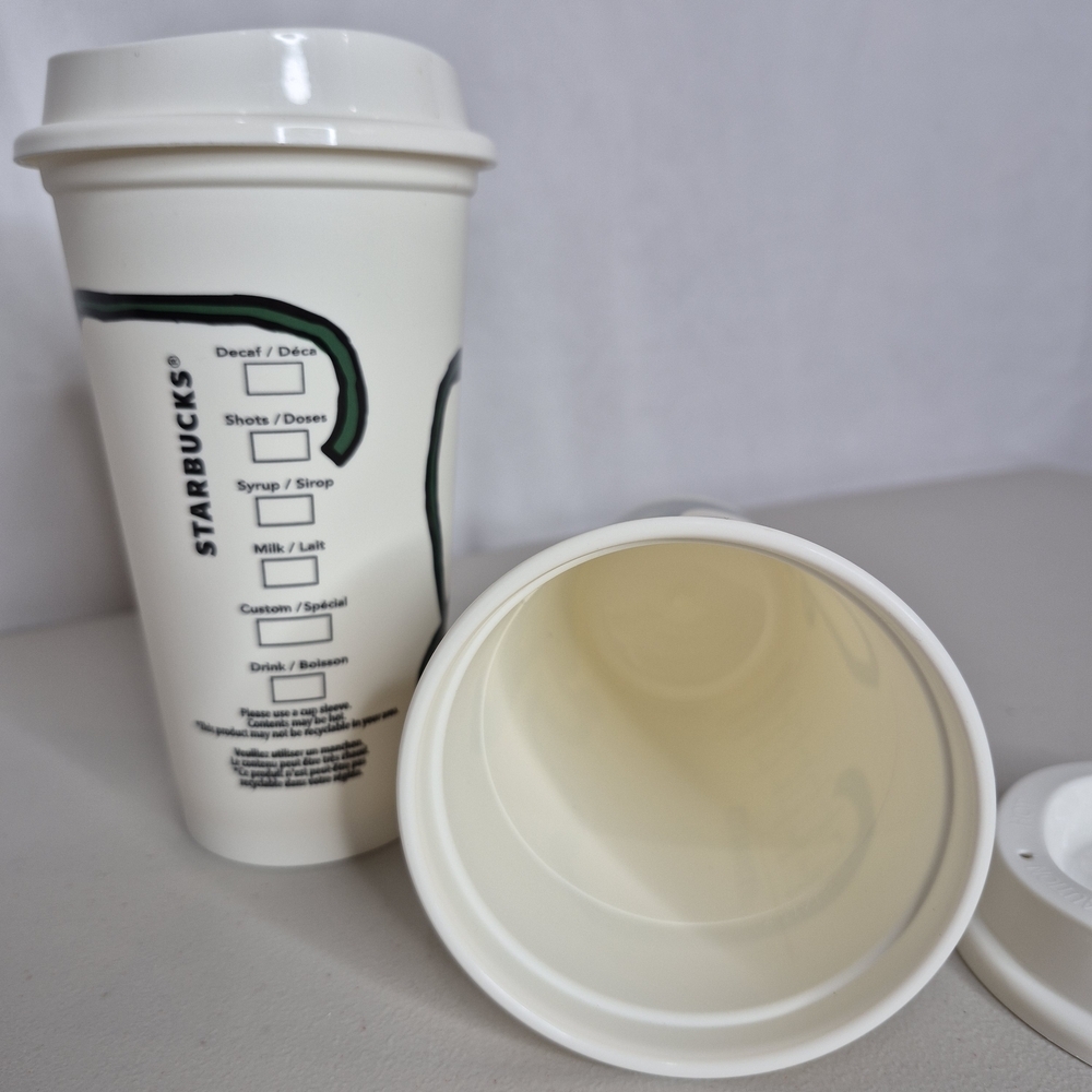 Starbucks Partner-Exclusive Green Apron Reusable To-Go Cups - Picture 3 of 4